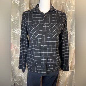 Kids Wonder National Black White Plaid Flannel Shirt